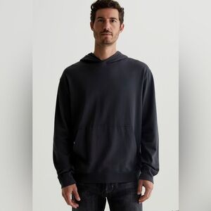 AG Wesley Hoodie Relaxed Pullover Ink Stone Size XS
